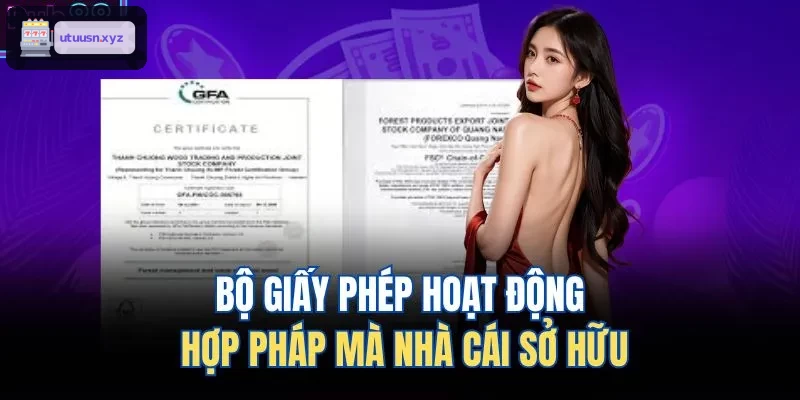 Giấy phép hoạt động hợp pháp mà nhà cái TOP88 sở hữu